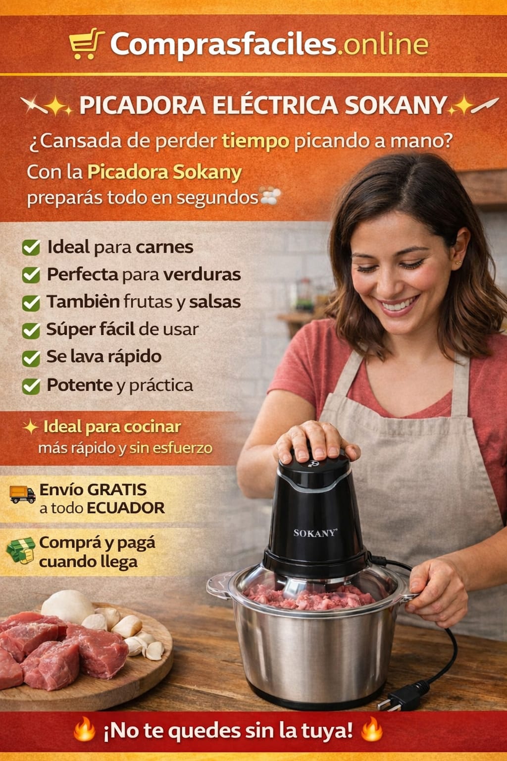 PROCESADOR DE ALIMENTOS SOKANY