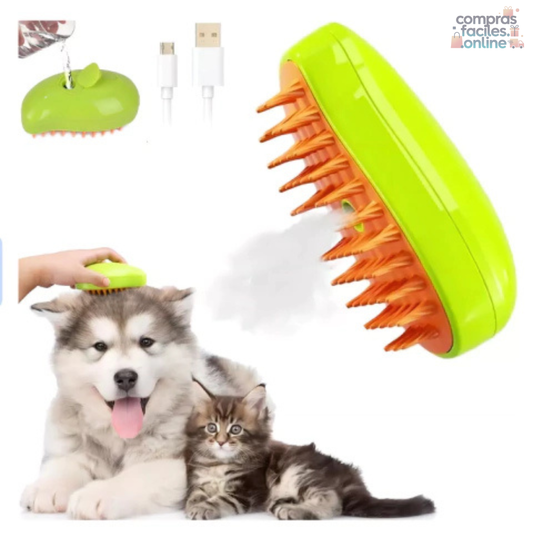Cepillo de Vapor Multifuncional para Mascotas